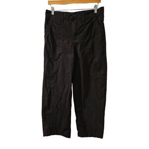 Agolde Daria Utility Pants Wide leg Black Cargo Size 28